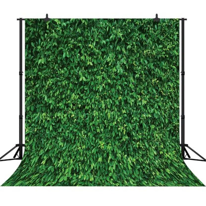 5x5Ft Grass Wall Backdrop - Green Leaves Lawn Party Photography Greenery Decoration for Birthday, Newborn Baby Shower, Wedding - size: 5X5Ft