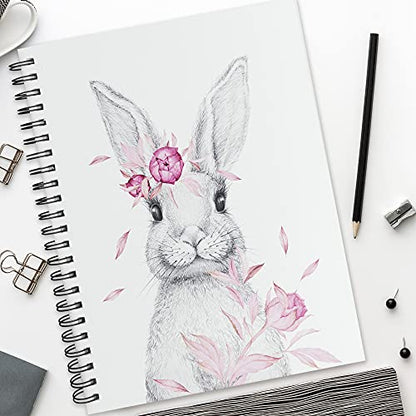 FIXSMITH 5.5"X8.5" Sketch Book, 200 Sheets(68 lb/100gsm) Sketchbook,2 Pack | Acid Free Drawing Paper | Spiral Bound Artist Sketch Pad | for Kids, Beginners, Artists & Professionals | Bright White - color: Black, size: 5.5"x8.5"-2 Pack