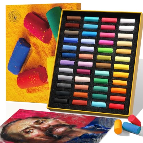 Paul Rubens Soft Pastels, 48 Colors Pastels for Artists and Beginners - style: 48 Colors