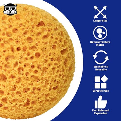 Breliter Knockdown Texture Sponge 2 Pack 15x15x6cm Large Paint PU Sponges