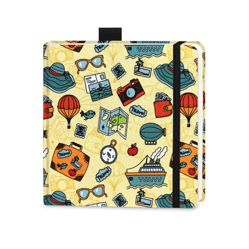 5x5" Watercolor Sketchbook,Mixed Media Pad,Travel Portable Drawing Journal - color: 300gsm-Travel