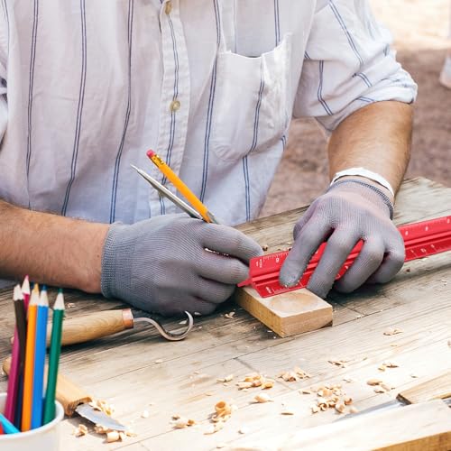 Fumete 12 Pack 6 Inch Architectural Engineering Scale Rulers Small Scale Ruler Pocket Size Scale Ruler Construction Rulers Imperial Measurements for Architects Engineering, Draftsman Drawing(Red) - color: Red