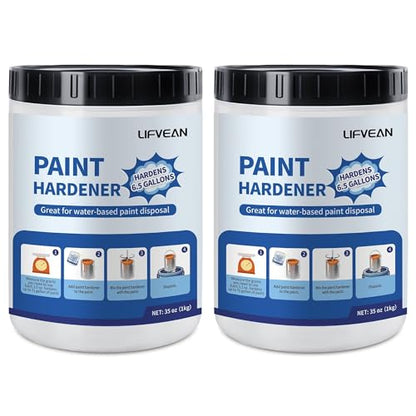 Paint Hardener for Disposal for Water-based Paint, Pack of 2 - size: 70 Ounce (Pack of 1)