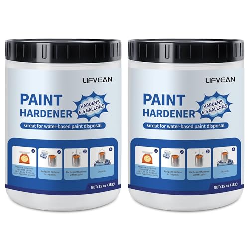 Paint Hardener for Disposal for Water-based Paint, Pack of 2 - size: 70 Ounce (Pack of 1)