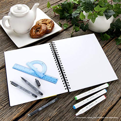 Bee Paper - 8.5"x 11" Bee Creative Marker Drawing Journal - size: 8-1/2-inch X 11-inch, 50 Sheet Art Journal, style: Marker Art Journal
