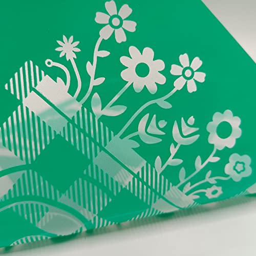 4PCS Wildflower Self-Adhesive Silk Screen Stencils,Inspiration Screen Printing Stencils for Craft Yoga Chalk Stencil Transfers Reusable Stencils for Painting on Wood T-Shirt Fabric Xmas Sign - color: 4PCS Inspiration