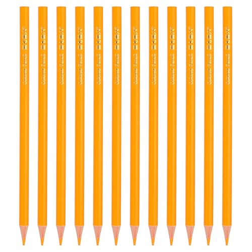 PATIKIL Orange Yellow Colored Pencils Set,12 Pcs Oil Color Pencils Wooden Coloring Drawing Pencil for Artists Art Painting - color: Orange Yellow