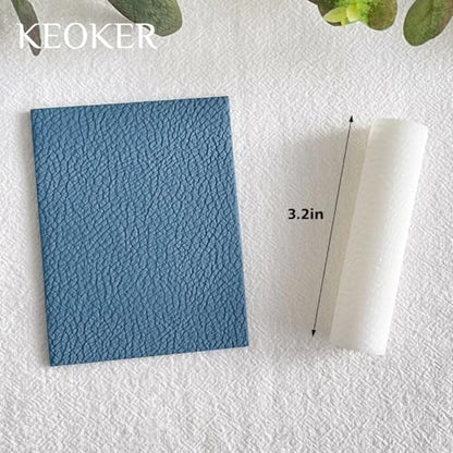 KEOKER Leather Texture Roller for Polymer Clay, Polymer Clay Leather Texture Roller, Polymer Clay Texture Roller, Like Polymer Clay Texture Sheets, Great Work with Polymer Clay Cutters - color: Cowhide Grain