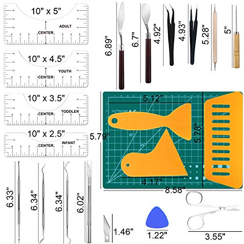 NEOACT 30 PCS Weeding Tools for Vinyl, Precision Craft Tools Set - color: 30 Pcs Precision Craft Weeding Tools