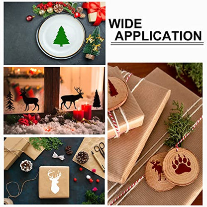 Small Stencils for Painting on Wood Burning Reusable, 3 Inch Reusable Stencil for Craft Ornament Paint Template Stencils for Wall Card Rock Wood Signs Coasters Canvas Home Decor (Animal Wildlife) - style: animal Wildlife