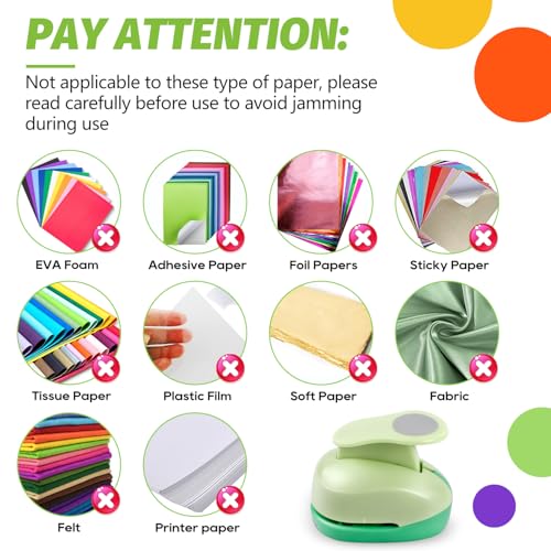 UCEC 2 Inch Circle Punch, Paper Punch, 2 Inch Hole Punch, Circle Hole Punch Cutters for Paper Crafts DIY Handmade Crafting Scrapbook Tools Cards Arts Fun Projects (Pack of 2) - color: Circle, size: 2 Inch (Pack of 2)