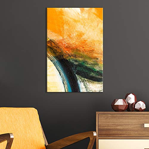 wall26 - Canvas Wall Art - Abstract Oil Paints on Canvas - Giclee Print Gallery Wrap Modern Home Art Ready to Hang - 12x18 inches - color: Artwork - 03, size: 18"L x 12"W