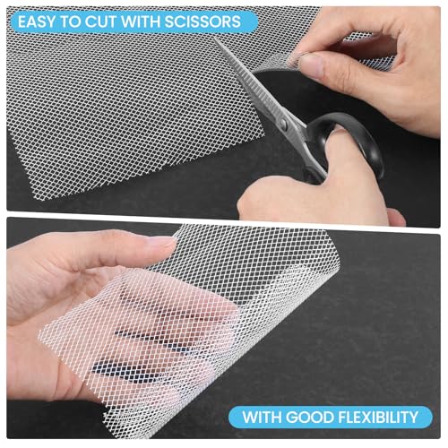 Sculpting Wire Mesh Roll 16" x 196.8" (0.08" x 0.11" Dense Grid), Aluminum Mesh Armature Mesh, Flexible Metal Mesh for Clay Support, Modeling, DIY Art & Craft Projects, Rustproof