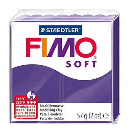 FIMO Soft Polymer Oven Modelling Clay - 57g - Set of 8 - Rainbow Colours