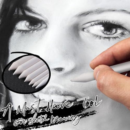 Fulmoon 288 Pcs Blending Stumps Set Paper Art Blenders for Drawing Sketch Shading Pencil Oil Pastel Blender Tools Drawing Supplies for Charcoal Graphite Pastel Ideal for Artists Students and Beginners - style: Blending Stump