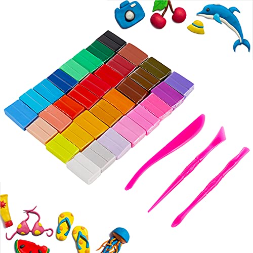 CiaraQ Polymer Clay Kit, Mini Modeling Clay Set | for Kids/Beginners/Artist, 32 Colors - color: 32 Colors