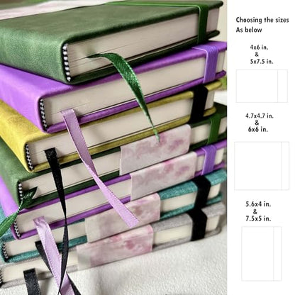 Square 100% Cotton Watercolor Paper Sketchbook, 140 LB, Cold Press - color: Deep Green, size: 6"x6"