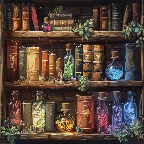 Book Diamond Art Kits for Adults, 5D Book Diamond Painting for Beginners - color: QY018