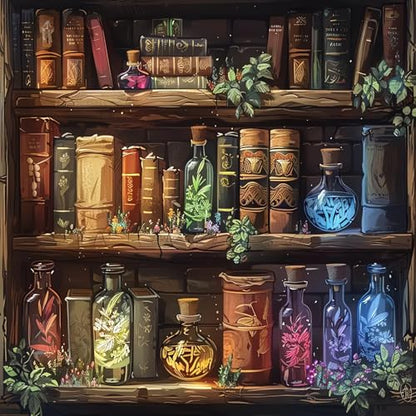 Book Diamond Art Kits for Adults, 5D Book Diamond Painting for Beginners - color: QY018