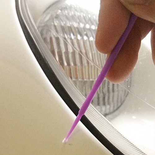 Touch Up Paint Brushes, 100 Pack, 1.5mm Brushes for Car Paint Touchup