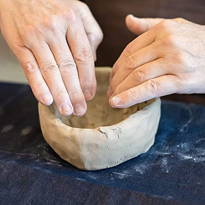 ReArt Natural Air-Dry Clay 5lbs for Sculpting, Wheel Throwing, Hand Building, All-Purpose Modeling Clay, Gray - color: Gray 5LBs