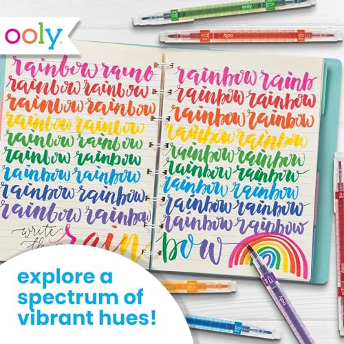Ooly Calligraphy Duo Double-Ended Pens, Set of 12 - style: Calligraphy Duo
