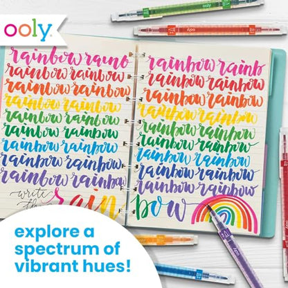 Ooly Calligraphy Duo Double-Ended Pens, Set of 12 - style: Calligraphy Duo