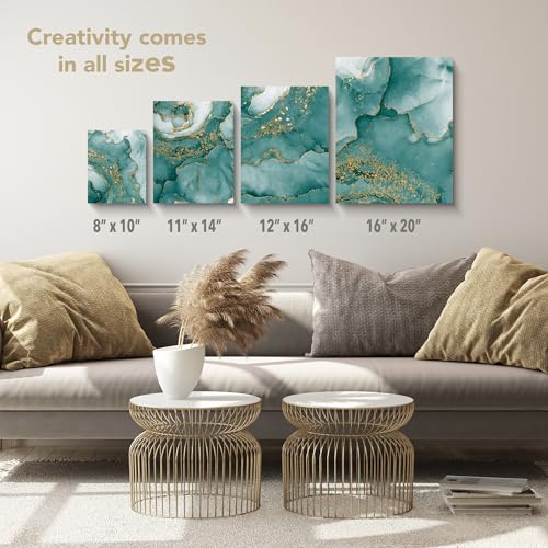 ArtSkills Stretched Canvas for Painting, 12x16 Canvas, 6-Pack Framed | Blank Canvas, Premium Wood Frame, Painting Supplies for Artists - size: 6-Pack 12x16