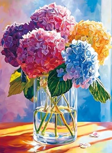 AIBOERL Paint by Numbers Kit for Adults Beginner,Flowers,12X16In | DIY Paint by Number for Adults, Beginner Friendly, High-Definition Color Canvas, Stress Relief, Home Decor, Gifts, Unframed - color: YH04101