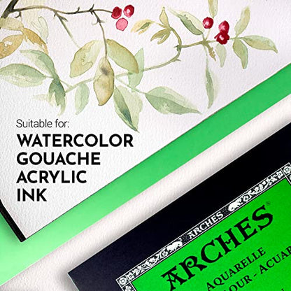 Arches WC PD 140CP11.7X16.5 12 - size: 11.69"x16.53", style: Cold Press