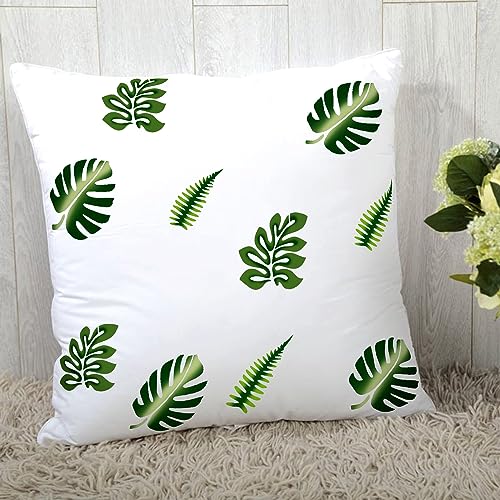 CrafTreat Reusable Geometric Stencil Set for Painting on Wood, Wall, Furniture, Canvas, Paper & Fabric – 12 Piece DIY Craft Paint Stencils 6x6 Inches - size: 36 Pcs - 3"X3", style: Small Tropical Leaves