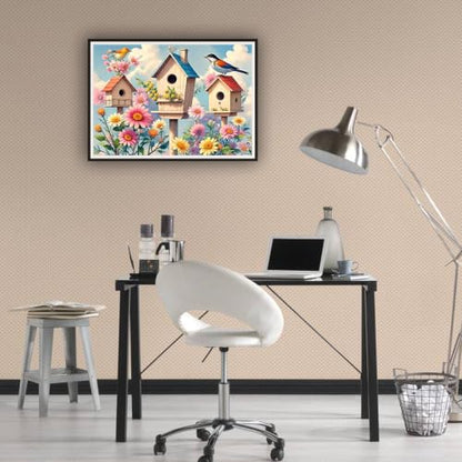 hill froeistung 5D Colorful Bird Diamond Art Painting Kits for Adults - color: HF-A074