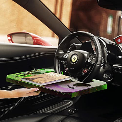 Steering Wheel Tray Resin Molds, DIY Resin Epoxy Casting Craft Car Table Mount Steering Wheel Tray Desk for Laptop & Food