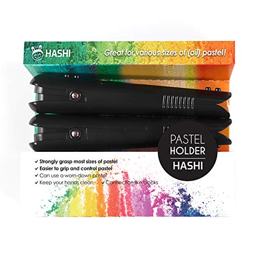 HA SHI Adjustable Pastel Holder, 2 Pack, Stick Extender for Soft Pastels - color: Pastel Holder (2 Pieces)