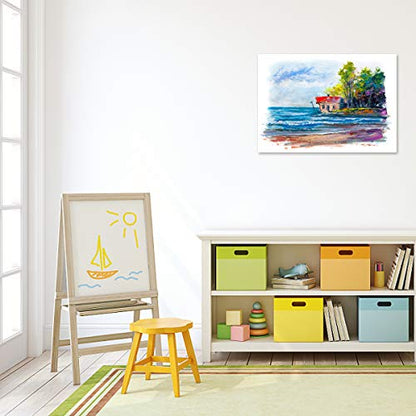 GOTIDEAL Canvases for Painting, 18x24 inch of 5 Pack, 100% Cotton - size: 18"x24"