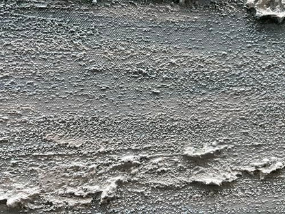 Art Hand-Painted Blue and White Ocean Landscape Oil Painting Modern Abstract Canvas Art Home Wall Decoration 24x48 inches - color: Dn170
