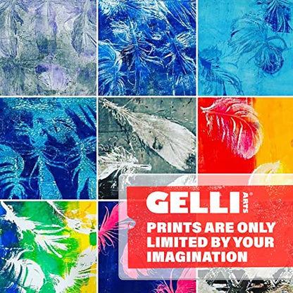 Gelli Arts 5" X 7" 11 Plates Gel Printing Plates - Gel Plate Class Pack, Reusable Printing Items, Printmaking Supplies for School, Clear Monoprinting, Items for Art Classes - size: 5" X 7"