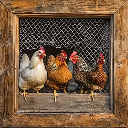 Diamond Art Kits for Adults,Chicken Coop Diamond Painting Kits for Beginner - color: Chicken