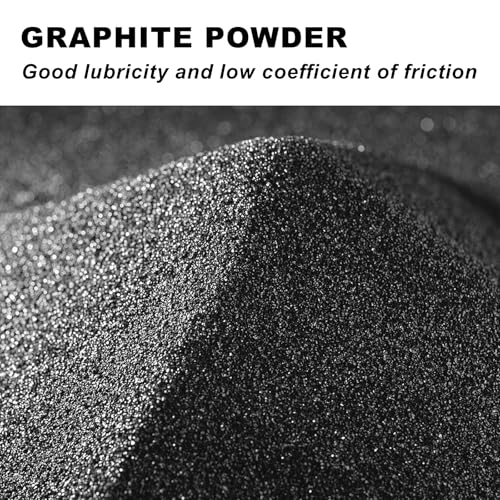 Pure Graphite Powder, 5 LB - 44-Micron Ultra-Fine Pure Graphite's Powder, Excellent Dry Powdered Graphite's Lubricant, Powdered Graphite for Sketching, Drawing, Pencils, Locks (5 LB) - size: 5 lb