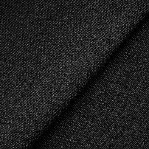 12oz Heavy Duty Cotton Canvas Fabric, Thickend Cotton Duck Cloth, 1 Yard - color: Black, size: 1 Yard Pre-cut