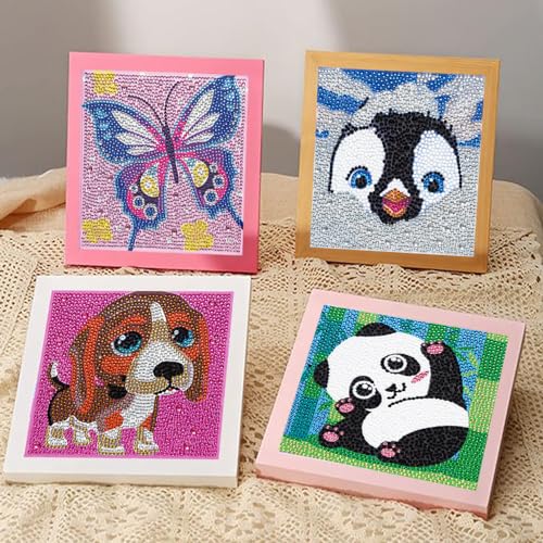 6 Pack 5D Diamond Art kits for Adults Beginners 6x6inch - color: 6 PACK-B