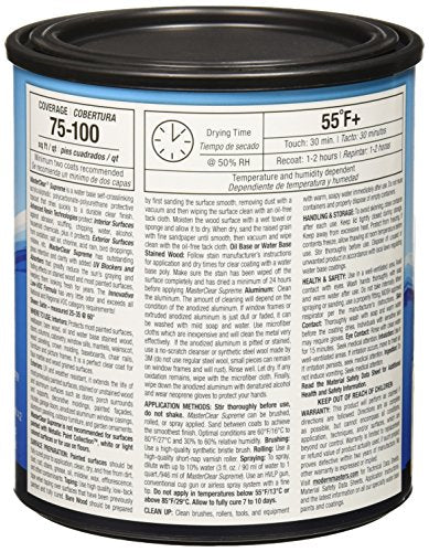 Modern Masters MasterClear Supreme Satin Clear Water-Based Protective Coating 1 qt