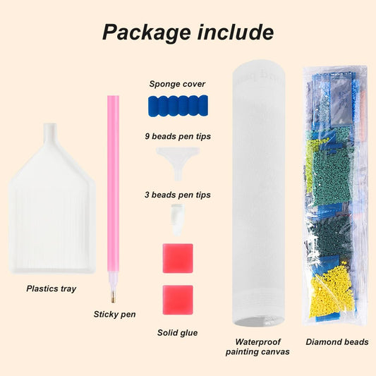 WSLWXSHM Diamond Painting Kits for Adults Dog, Animal Round Full Drill Diamond Art Kits, 5D DIY Paint with Diamonds Crafts for Home Wall Decoration Gifts 12×16Inch - color: Dog D