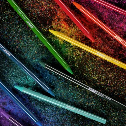 Soho Urban Artist Woodless Pastel Pencils - 5 Packs of 48, 240 Total, Professional Artist-Grade, 40% More Pastel, Water-Soluble, Pre-Sharpened, Easy Blending, 6.93mm Barrel, Clear Lacquered - size: 1 Count (Pack of 5)