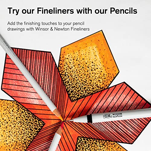 Winsor & Newton Studio Collection, Sketching Pencils, Set of 6 | Soft, Thick Core pencils, Varied Hardness, Soft Smooth Texture, Easy Blending, Stylish Metal Tin Included, High Quality Lead - style: 6 Sketching Pencils