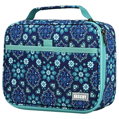 VASCHY Large Pencil Case Bag, Art Supply Marker Organizer Big Pen Pouch with 3 Detachable Layers Slots Multiple Zipper Pockets for Kids Adults School Office Blue Snowflake - color: Blue Snowflake