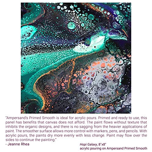 Ampersand Artist Panel Primed Smooth Surface for Painting and Mixed-Media, 1/8 Inch Depth, 16X20 Inch (APS1620) - color: 1/8 Inch Depth, size: 16X20