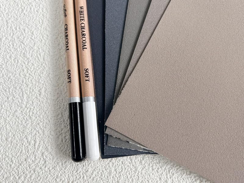 MAIMOUFIN Sanded Pastel Paper, Trial Pack 5 Sheets, 10.7" x 7.5"