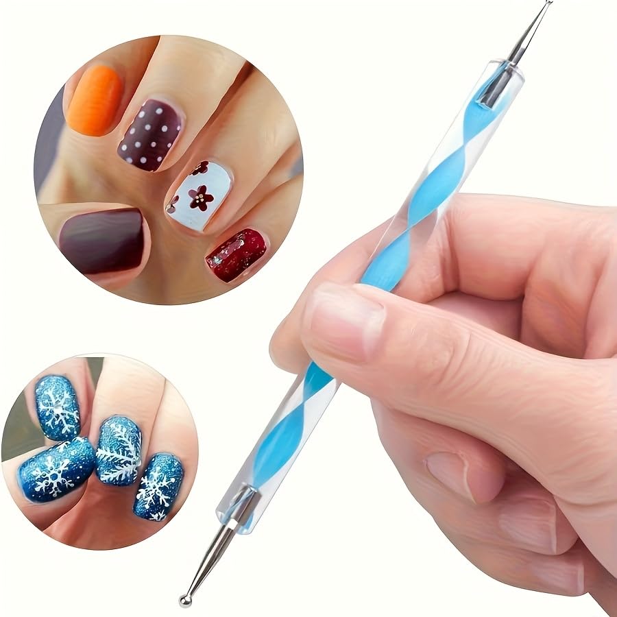 38PCS Mandala Dotting Tools & Art Brush Kit, Dot Painting Set with Nail Brushes, Dotting Pens, Acrylic Rods, Paint Palette for Rock Painting, Nail Art, Pottery Clay, DIY Crafts for Beginners - color: 38Pcs