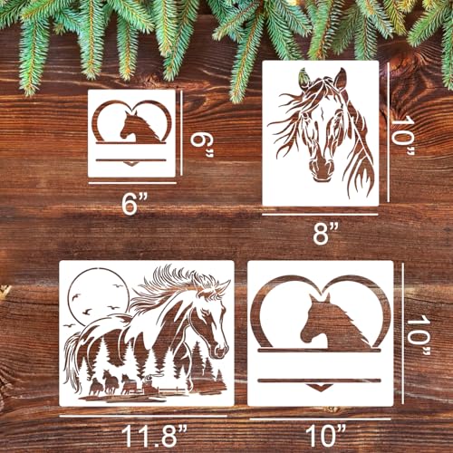 Horse Stencil Wood Burning Stencils for Painting - style: Horse